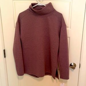 RBX by Reebok mauve funnel neck sweater